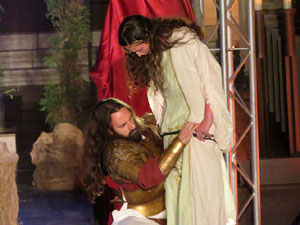 600 aniversari de la nau única de la Catedral de Girona. Representació de la Consueta de Sant Jordi cavaller