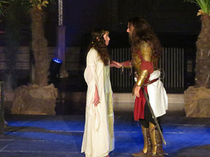 600 aniversari de la nau única de la Catedral de Girona. Representació de la Consueta de Sant Jordi cavaller