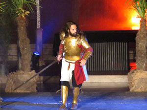 600 aniversari de la nau única de la Catedral de Girona. Representació de la Consueta de Sant Jordi cavaller