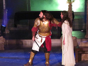 600 aniversari de la nau única de la Catedral de Girona. Representació de la Consueta de Sant Jordi cavaller