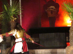 600 aniversari de la nau única de la Catedral de Girona. Representació de la Consueta de Sant Jordi cavaller