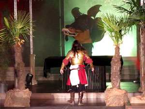 600 aniversari de la nau única de la Catedral de Girona. Representació de la Consueta de Sant Jordi cavaller