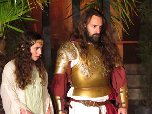 600 aniversari de la nau única de la Catedral de Girona. Representació de la Consueta de Sant Jordi cavaller