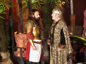 600 aniversari de la nau única de la Catedral de Girona. Representació de la Consueta de Sant Jordi cavaller