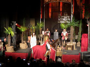 600 aniversari de la nau única de la Catedral de Girona. Representació de la Consueta de Sant Jordi cavaller