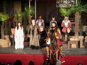 600 aniversari de la nau única de la Catedral de Girona. Representació de la Consueta de Sant Jordi cavaller