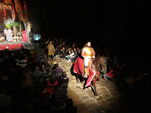 600 aniversari de la nau única de la Catedral de Girona. Representació de la Consueta de Sant Jordi cavaller