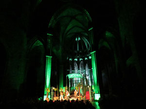 600 aniversari de la nau única de la Catedral de Girona. Representació de la Consueta de Sant Jordi cavaller