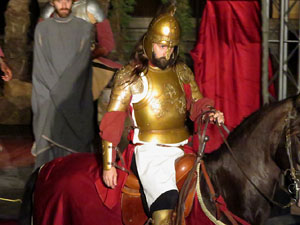 600 aniversari de la nau única de la Catedral de Girona. Representació de la Consueta de Sant Jordi cavaller