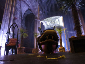 600 aniversari de la nau única de la Catedral de Girona. Representació de la Consueta de Sant Jordi cavaller