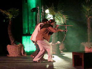 600 aniversari de la nau única de la Catedral de Girona. Representació de la Consueta de Sant Jordi cavaller