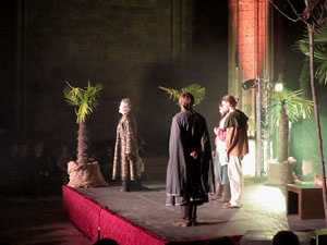 600 aniversari de la nau única de la Catedral de Girona. Representació de la Consueta de Sant Jordi cavaller