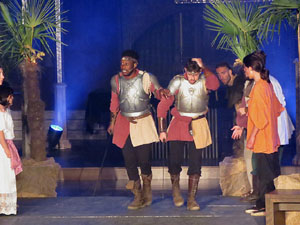 600 aniversari de la nau única de la Catedral de Girona. Representació de la Consueta de Sant Jordi cavaller