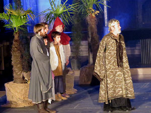 600 aniversari de la nau única de la Catedral de Girona. Representació de la Consueta de Sant Jordi cavaller