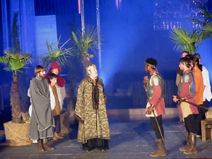 600 aniversari de la nau única de la Catedral de Girona. Representació de la Consueta de Sant Jordi cavaller