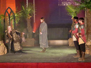 600 aniversari de la nau única de la Catedral de Girona. Representació de la Consueta de Sant Jordi cavaller