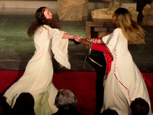 600 aniversari de la nau única de la Catedral de Girona. Representació de la Consueta de Sant Jordi cavaller