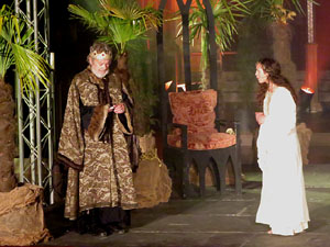 600 aniversari de la nau única de la Catedral de Girona. Representació de la Consueta de Sant Jordi cavaller