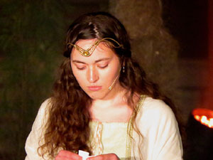 600 aniversari de la nau única de la Catedral de Girona. Representació de la Consueta de Sant Jordi cavaller