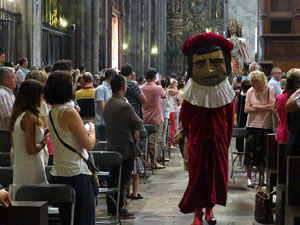 Corpus 2017 a Girona. El ball de l'Àliga a la Catedral de Girona