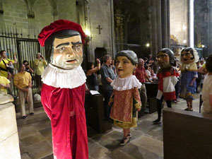 Corpus 2017 a Girona. El ball de l'Àliga a la Catedral de Girona