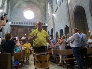 Corpus 2017 a Girona. El ball de l'Àliga a la Catedral de Girona