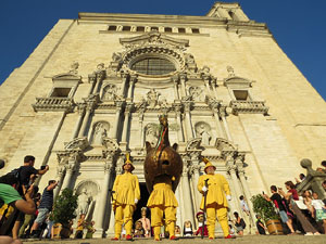 Corpus 2017 a Girona. La processó des de la Catedral a la basílica de Sant Feliu de Girona