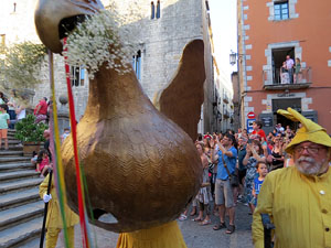 Corpus 2017 a Girona. La processó des de la Catedral a la basílica de Sant Feliu de Girona