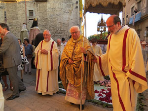 Corpus 2017. Entrada a l'església de Sant Feliu