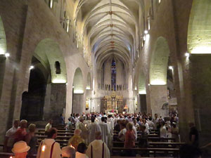 Corpus 2017. Entrada a l'església de Sant Feliu