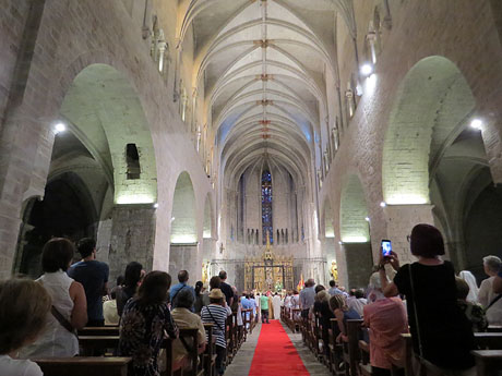 Corpus 2017. Entrada a l'església de Sant Feliu