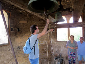 Festa Major de Sant Daniel 2017 - Repic de campanes des del campanar del Monestir de Sant Daniel