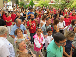 Festa Major de Sant Daniel 2017 - Danses i salutacions a la placeta del monestir de Sant Daniel