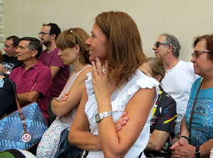 Festa Major de Sant Daniel 2017 - Danses i salutacions a la placeta del monestir de Sant Daniel