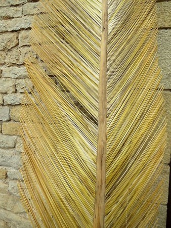 La palma, un dels s&iacute;mbols de la Vall, obra de Jason Cliverd