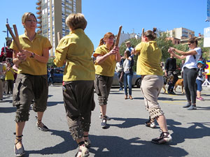 Festes de Primavera de Girona 2017. Penjada del Tarl&agrave;. La cercavila