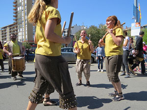 Festes de Primavera de Girona 2017. Penjada del Tarl&agrave;. La cercavila