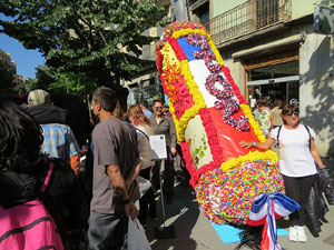 Festes de Primavera de Girona 2017. Cercavila de mulasses amb la Mula Baba i l'Ase de Bessan