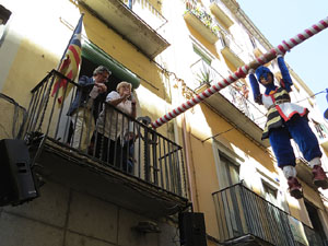Festes de Primavera de Girona 2017. Penjada del Tarl&agrave;. El preg&oacute;