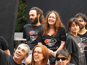 FITAG 2017 - Fotografia de grup de l'equip a la Casa de Cultura de Girona