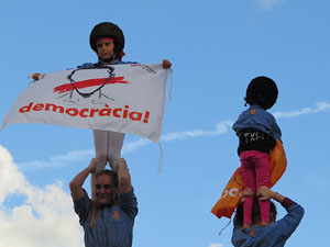 Manifestaci&oacute; 'Rep&uacute;blica!' pels carrers de la ciutat i el Parc de la Devesa