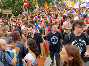 Manifestaci&oacute; 'Rep&uacute;blica!' pels carrers de la ciutat i el Parc de la Devesa