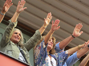 Manifestaci&oacute; 'Rep&uacute;blica!' pels carrers de la ciutat i el Parc de la Devesa