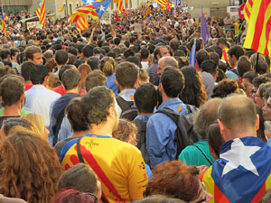 Manifestaci&oacute; 'Rep&uacute;blica!' pels carrers de la ciutat i el Parc de la Devesa