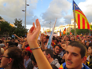 Manifestaci&oacute; 'Rep&uacute;blica!' pels carrers de la ciutat i el Parc de la Devesa