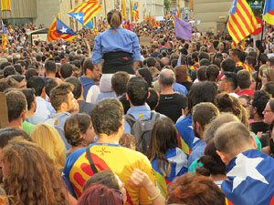 Manifestaci&oacute; 'Rep&uacute;blica!' pels carrers de la ciutat i el Parc de la Devesa