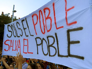 Manifestaci&oacute; 'Rep&uacute;blica!' pels carrers de la ciutat i el Parc de la Devesa