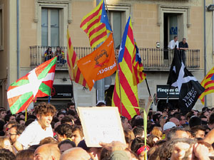 Manifestaci&oacute; 'Rep&uacute;blica!' pels carrers de la ciutat i el Parc de la Devesa