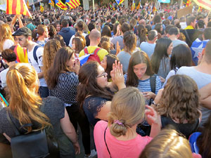 Manifestaci&oacute; 'Rep&uacute;blica!' pels carrers de la ciutat i el Parc de la Devesa