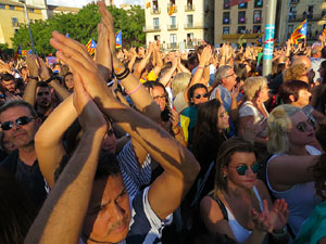 Manifestaci&oacute; 'Rep&uacute;blica!' pels carrers de la ciutat i el Parc de la Devesa